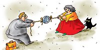 Колдуй, баба, колдуй, дед, нефть просядет, рубль